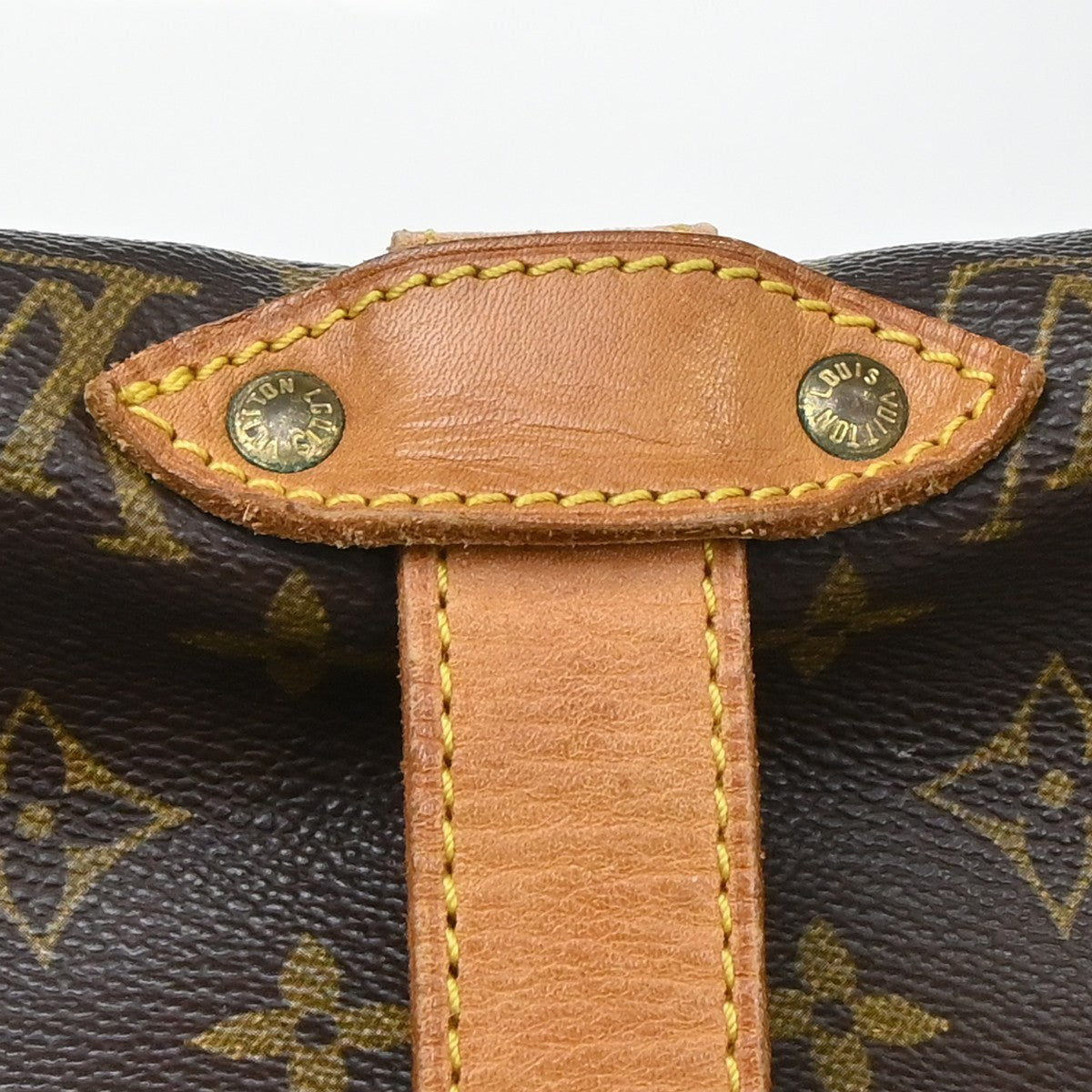Louis Vuitton Saumur Monogram Canvas, Brown, Canvas, Shoulder Bag
