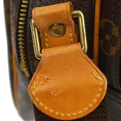 Louis Vuitton Reporter Monogram Canvas, Brown, Canvas, Shoulder Bag
