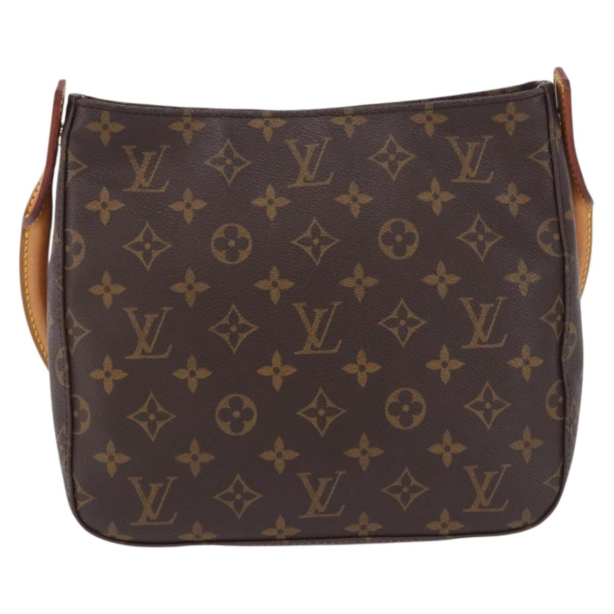 Louis Vuitton Looping Monogram Canvas, Brown, Canvas, Handbag