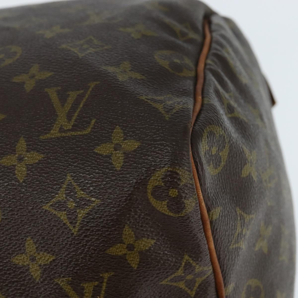 Louis Vuitton Speedy Handbag Monogram Canvas, BROWN, CANVAS, Handbag