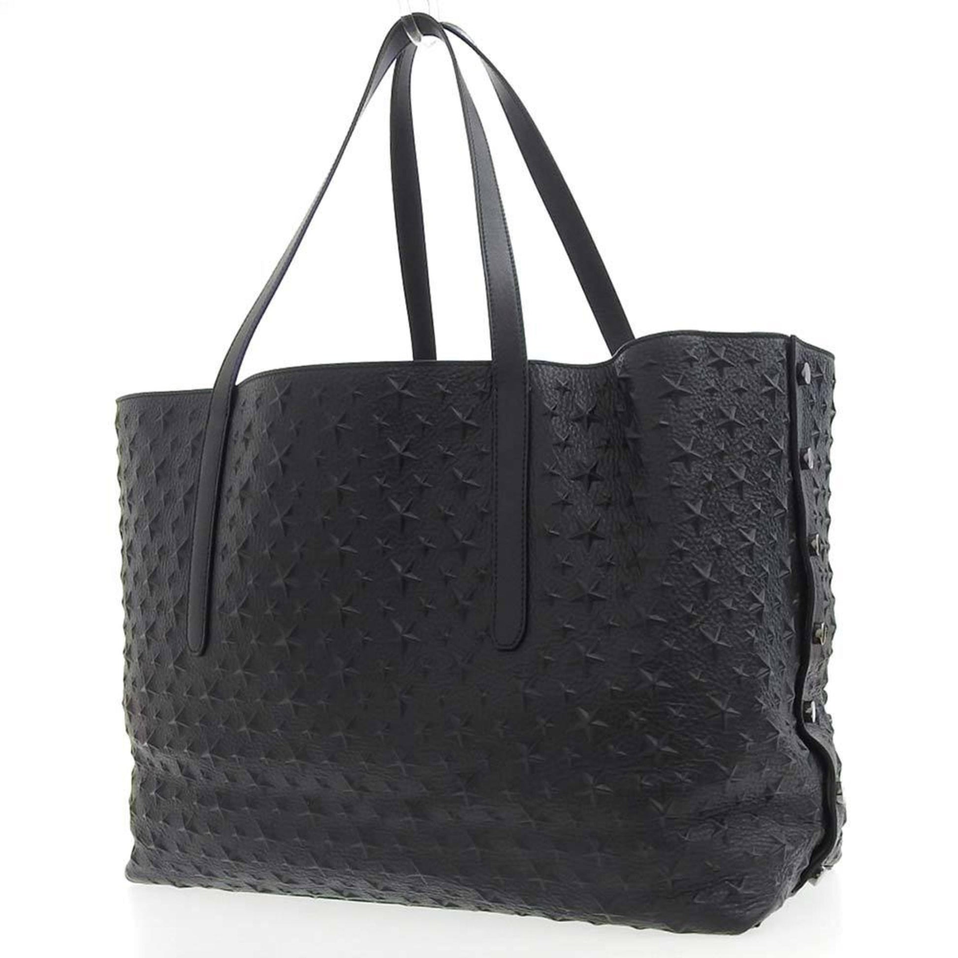 Jimmy Choo Pimlico, Black, Leather, tote