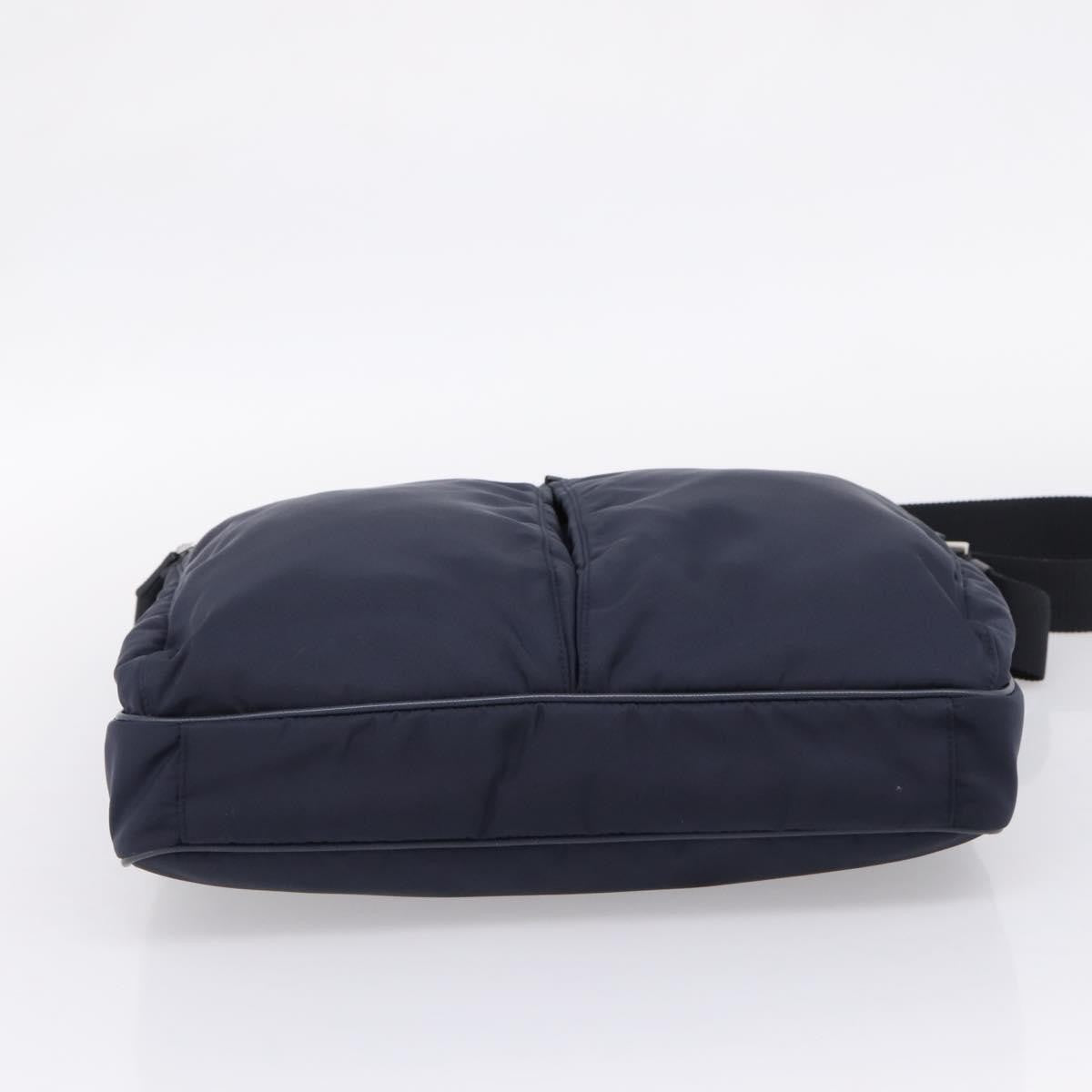 Prada Shoulder Tessuto, Navy, Nylon, Shoulder Bag