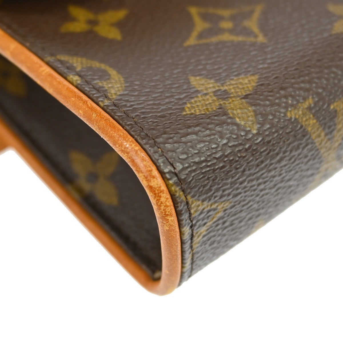 Louis Vuitton Florentine Canvas, Brown, Canvas, Clutch