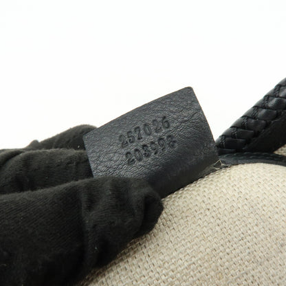 Gucci Marrakech Hobo Leather, Black, Leather, Shoulder Bag