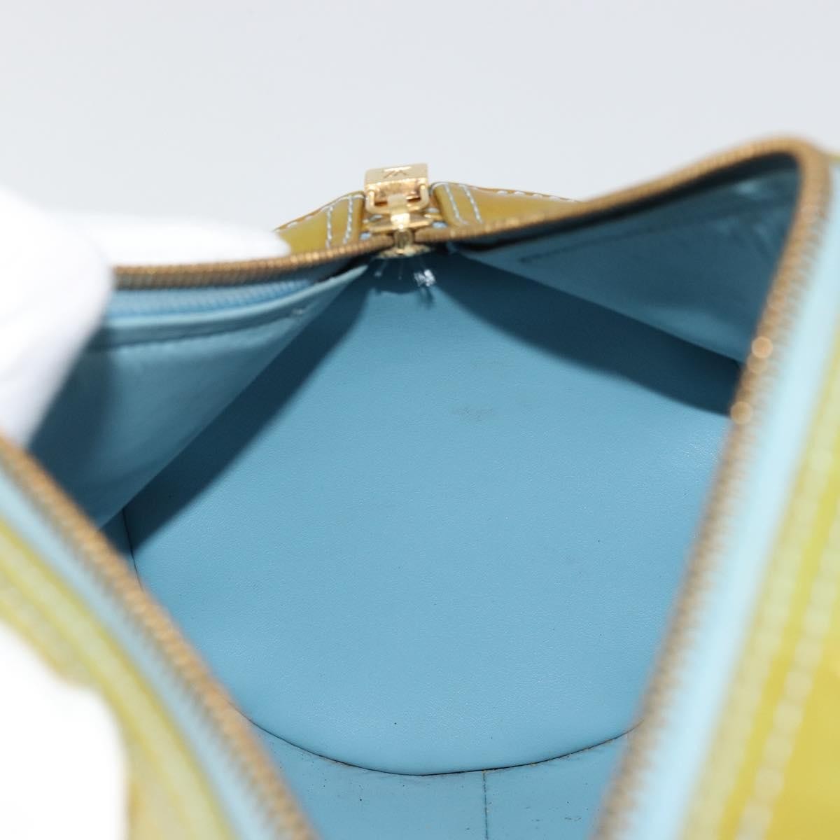 Louis Vuitton Bedford Monogram Vernis, Green, Patent Leather, Handbag