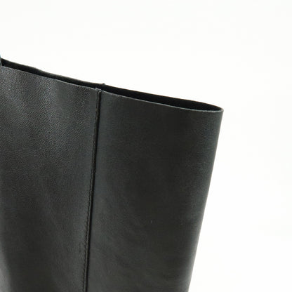 Celine Vertical Cabas Leather, Black, Leather, Tote Bag