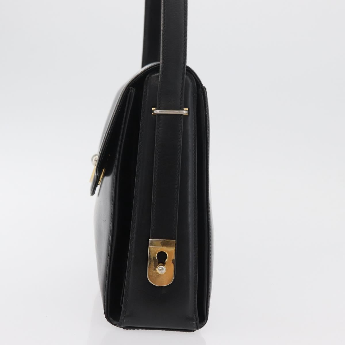 Gucci Shoulder Leather, Black, Leather, Shoulder Bag