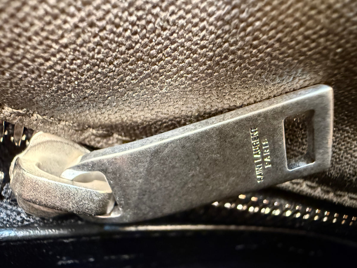 Saint Laurent Niki Messenger Nylon, Gray, Nylon, Crossbody Bag