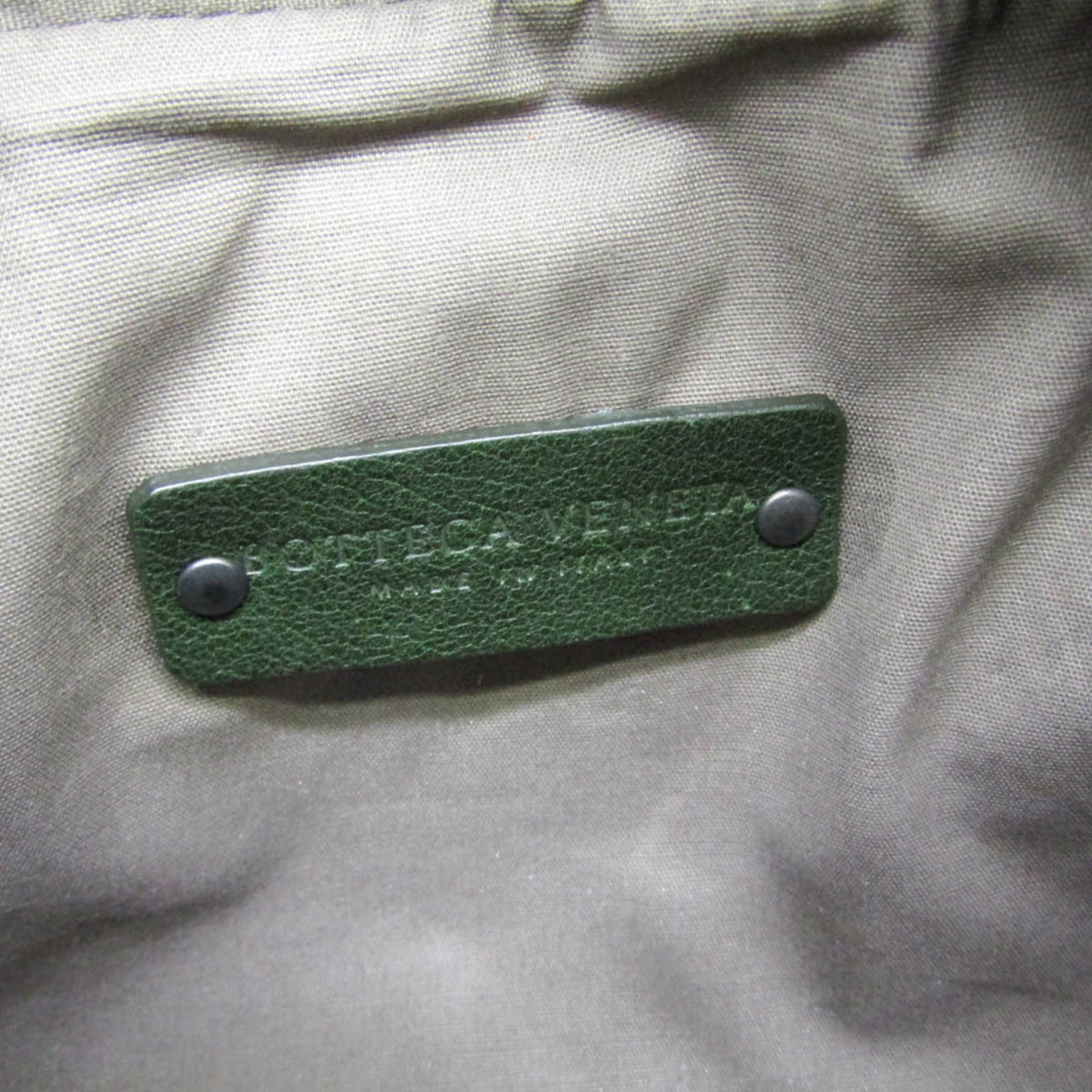 Bottega Veneta Toiletry Case Intrecciato Nappa, Green, Leather, Clutch