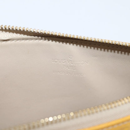 Louis Vuitton Lexington Pochette Monogram Vernis, Beige, Patent Leather, Clutch