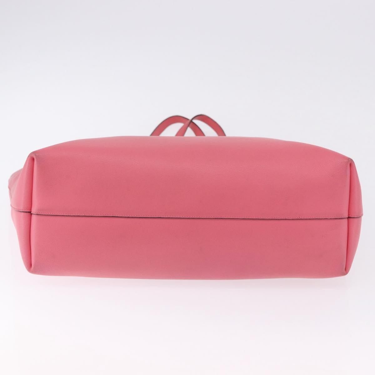 Saint Laurent Shopper Leather, Pink, Leather, Tote Bag
