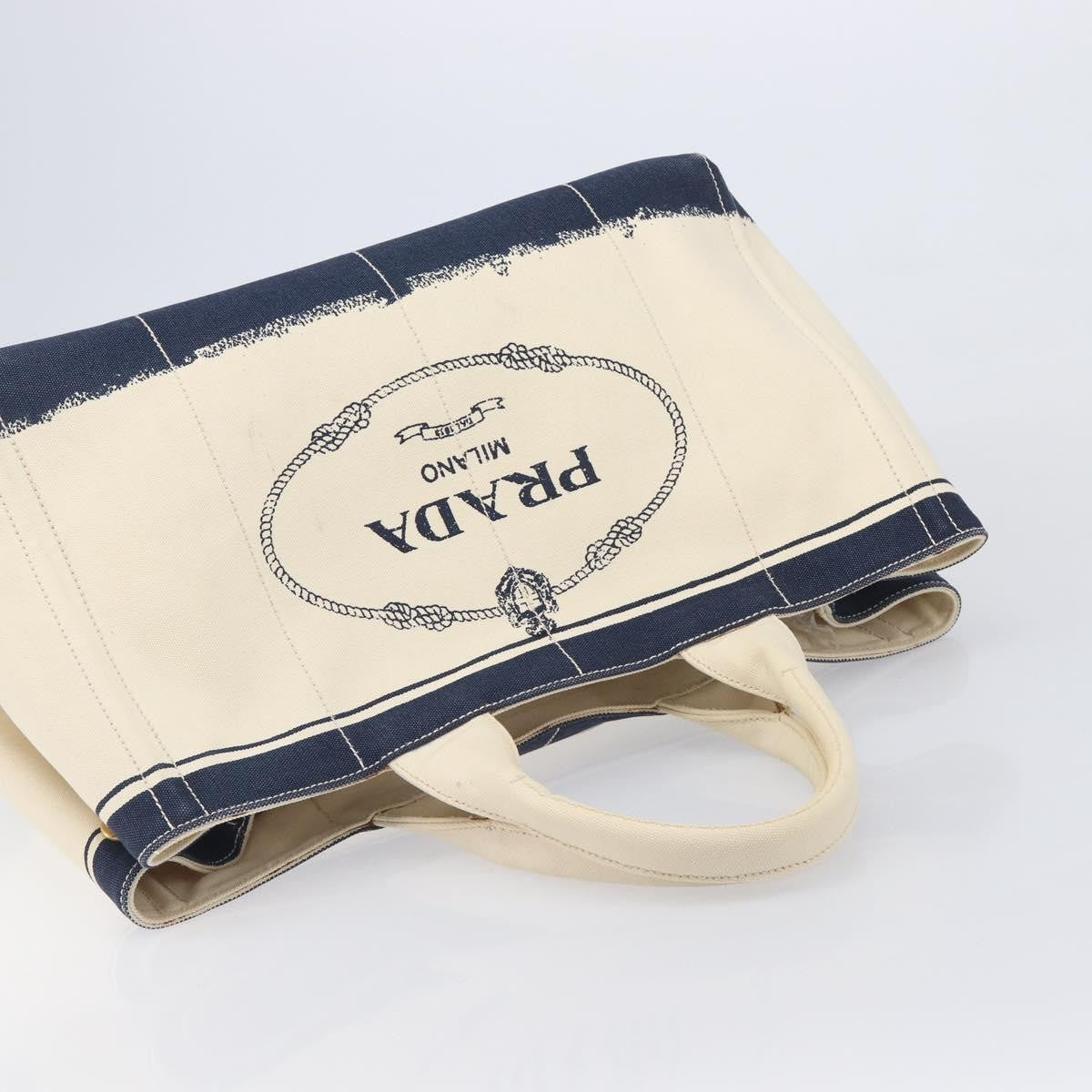 Prada Canapa Canvas, Beige, Canvas, Tote Bag