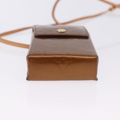 Louis Vuitton Walker Monogram Vernis, Brown, Patent Leather, Wallet
