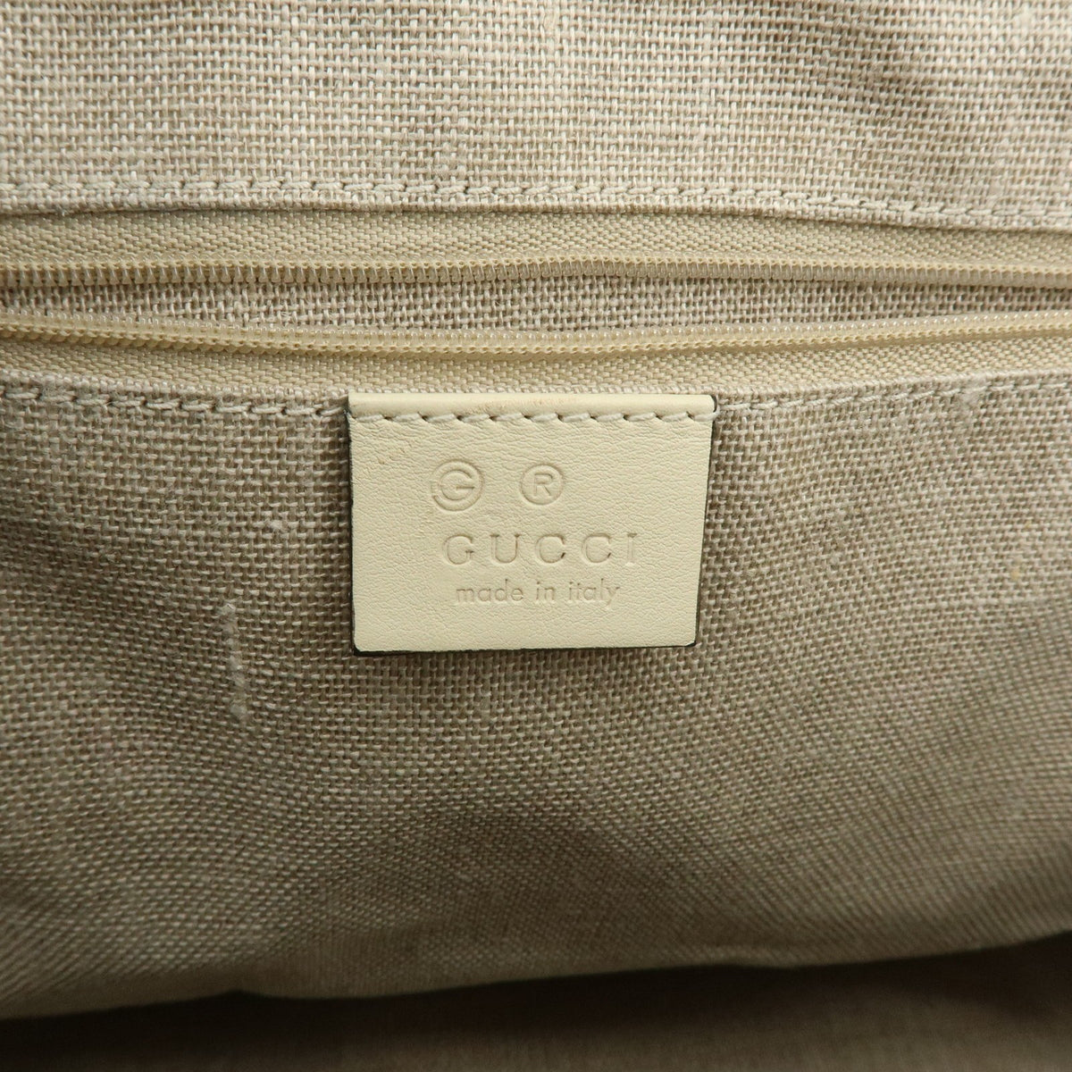 Gucci Convertible Dome Satchel Microguccissima Leather, Beige, Leather, Handbag