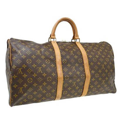 Louis Vuitton Keepall Monogram Canvas, Brown, Canvas, Travel Bag