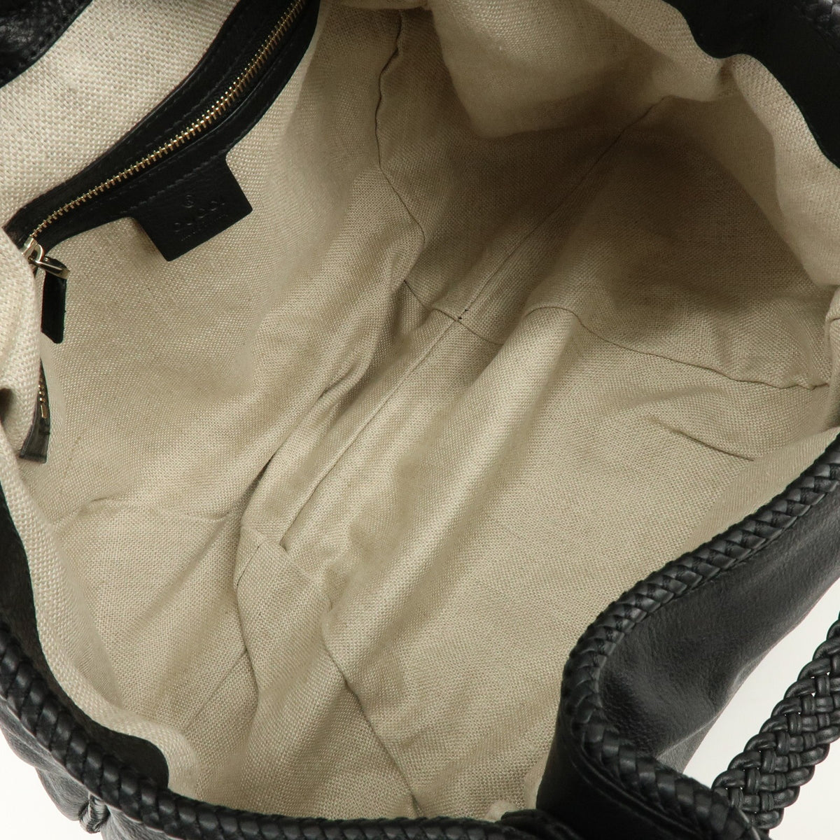 Gucci Marrakech Leather, Black, Leather, Tote Bag