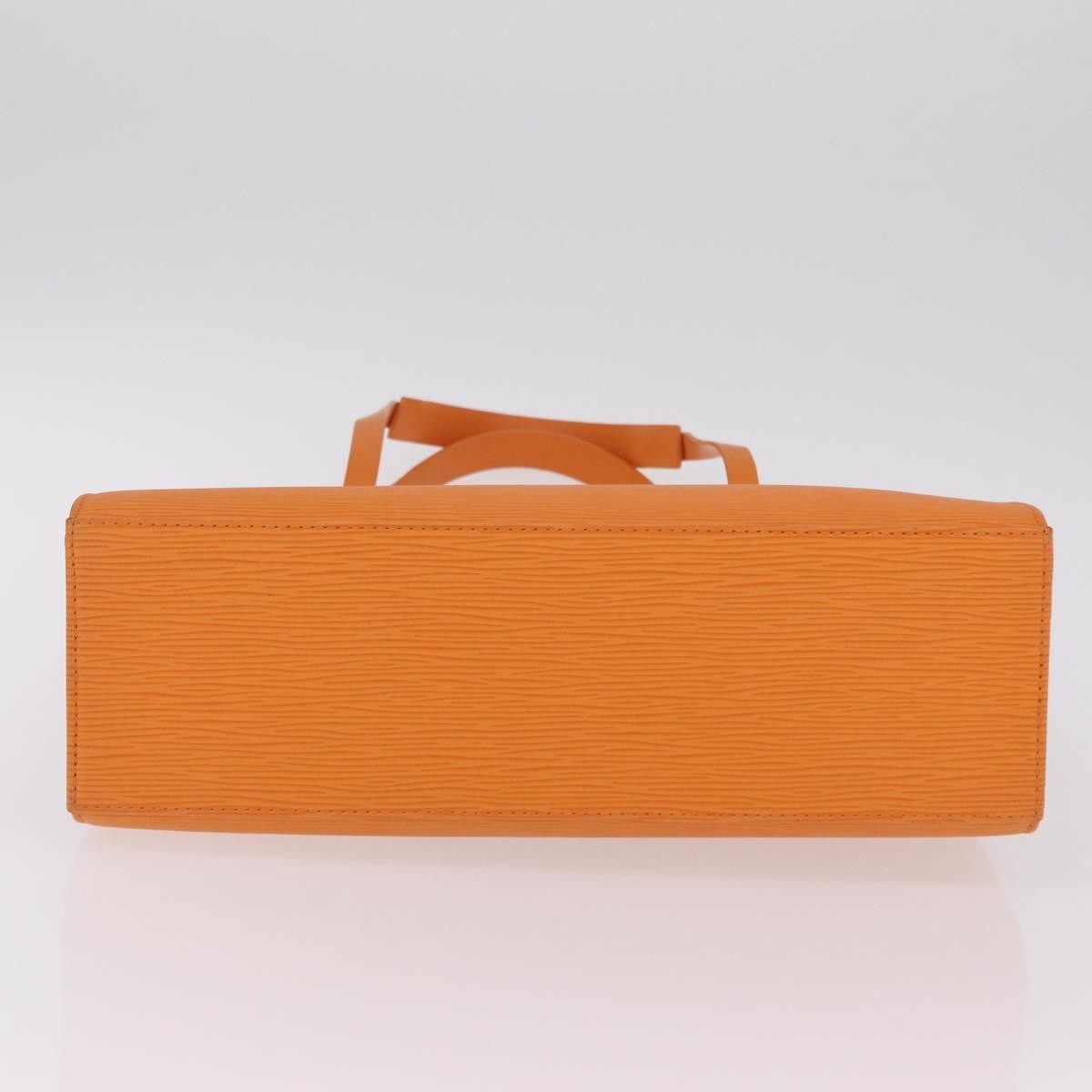 Louis Vuitton Croisette Damier with Braided Detail, Orange, Leather, Tote Bag