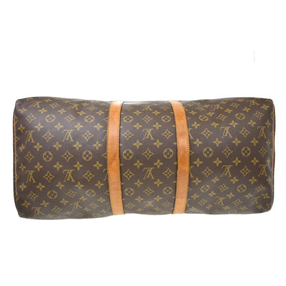 Louis Vuitton Keepall Monogram Canvas, Brown, Canvas, Travel Bag