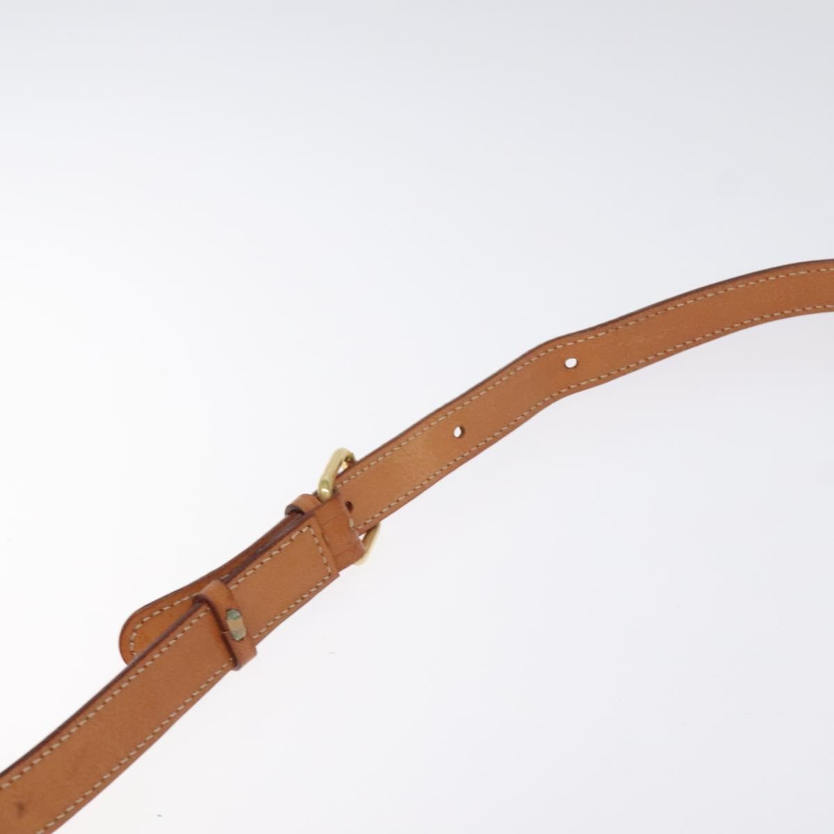 Celine Vintage Macadam Circle Logo Canvas and Leather, Brown, Canvas, Shoulder Bag