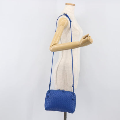 Bottega Veneta Nodini Intrecciato Nappa, Blue, Leather, Shoulder Bag