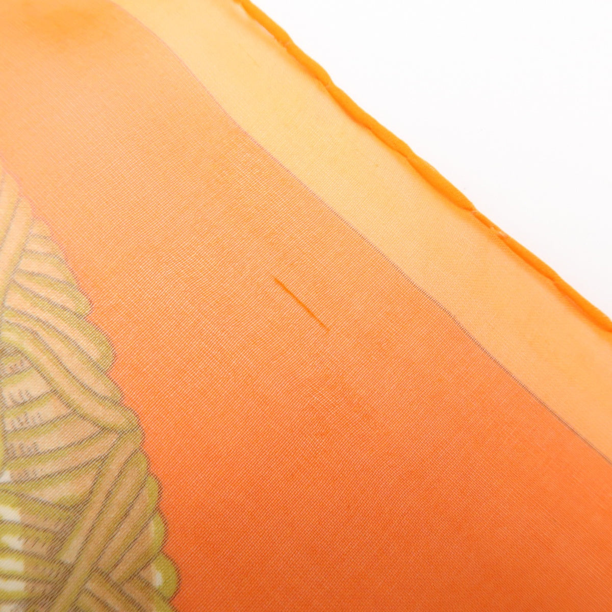 Chanel Carré 90 Silk, Orange, Silk, Scarf
