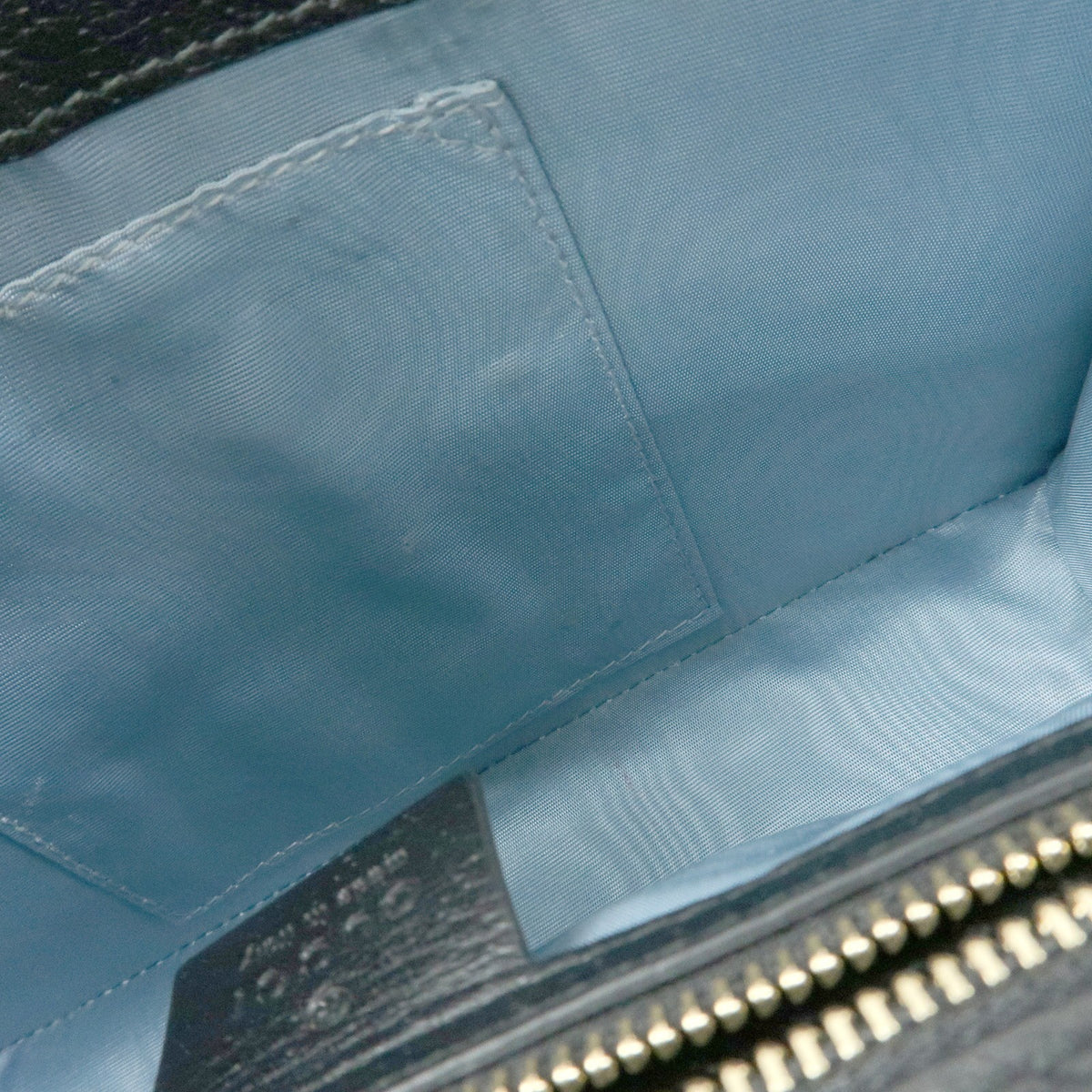 Gucci Sylvie Printed Leather, Black, Leather, Shoulder Bag