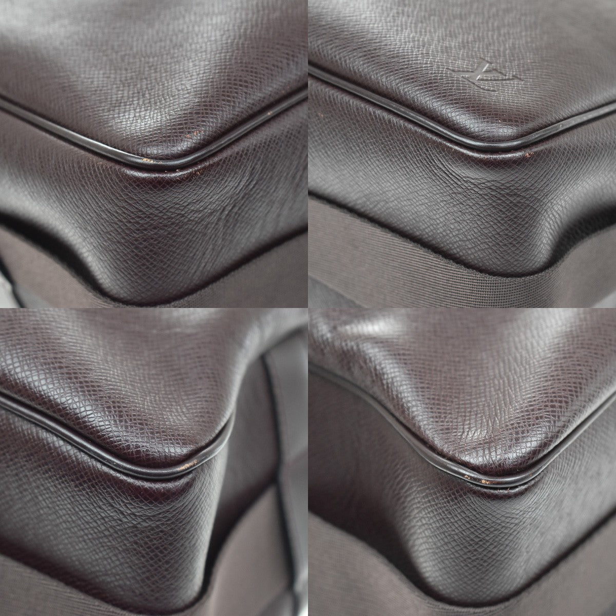 Louis Vuitton Reporter Taiga Leather, Purple, Leather, Shoulder Bag