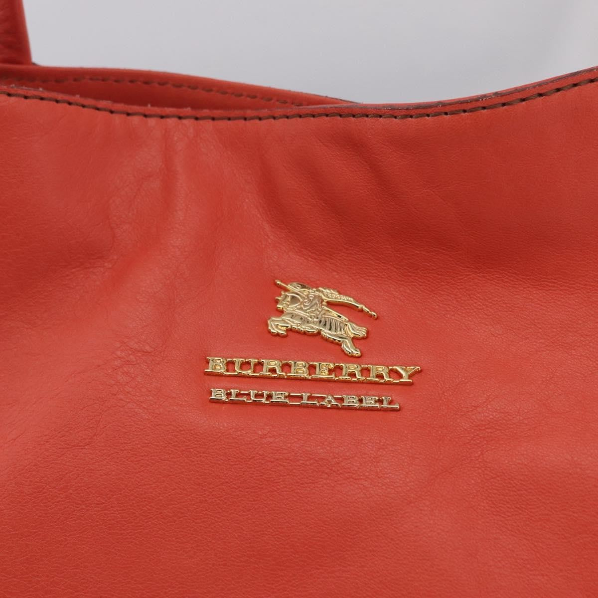 Burberry Blue Label Leather, Pink, Leather, Shoulder Bag