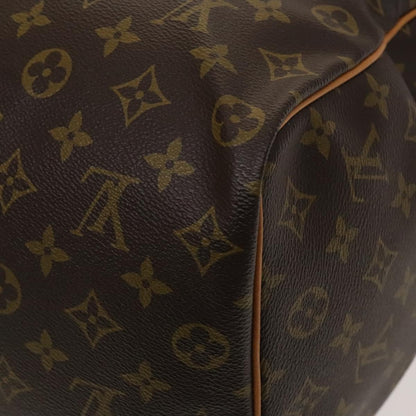 Louis Vuitton Keepall Bag Monogram Canvas, BROWN, CANVAS, Travel bag