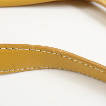 Loewe Anton Leather, Yellow, Leather, Backpack