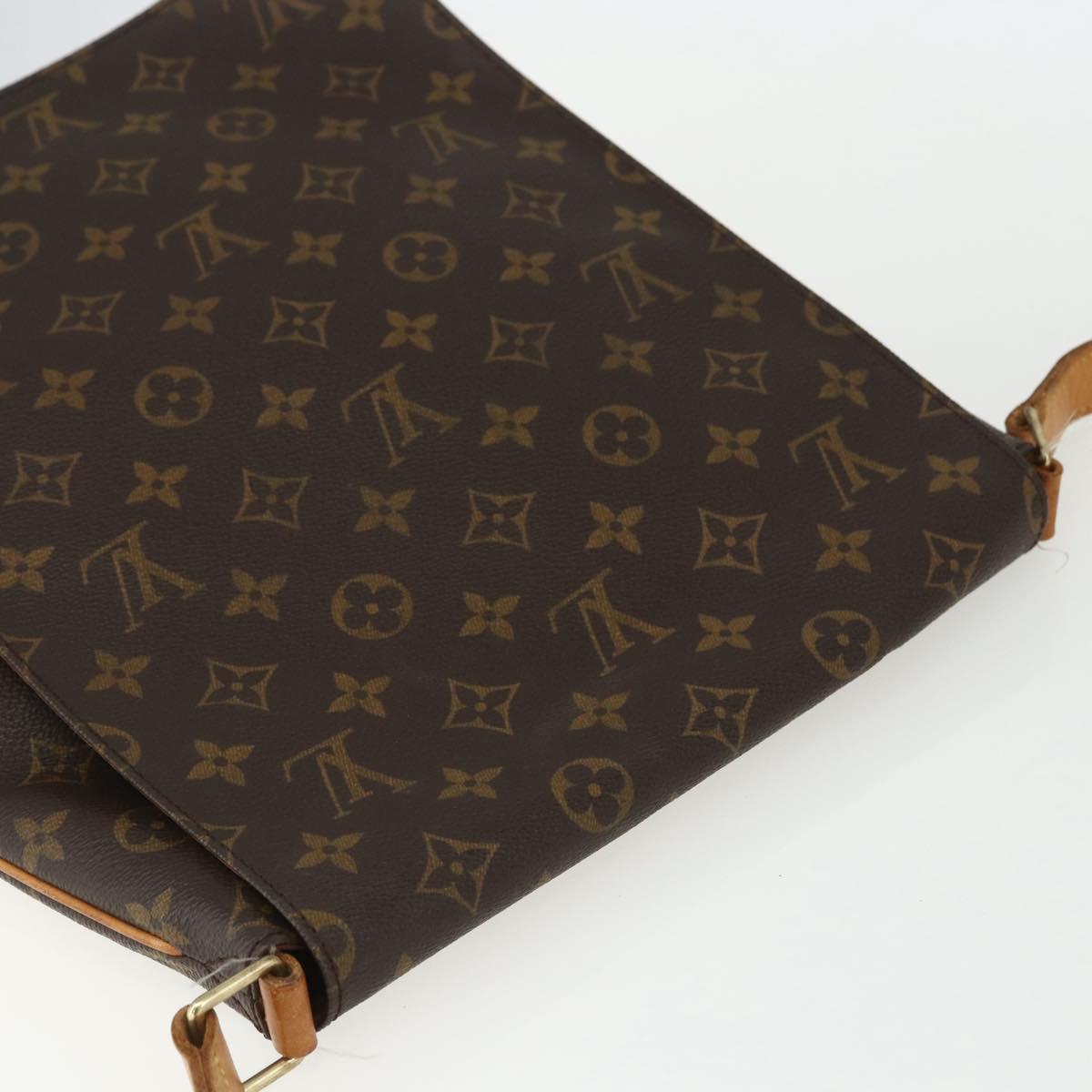 Louis Vuitton Musette Salsa Handbag Monogram Canvas, BROWN, CANVAS, Shoulder bag
