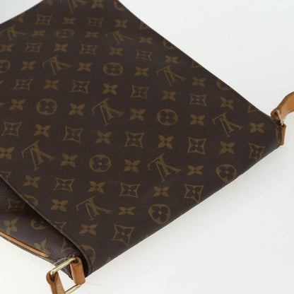 Louis Vuitton Musette Salsa Handbag Monogram Canvas, BROWN, CANVAS, Shoulder bag