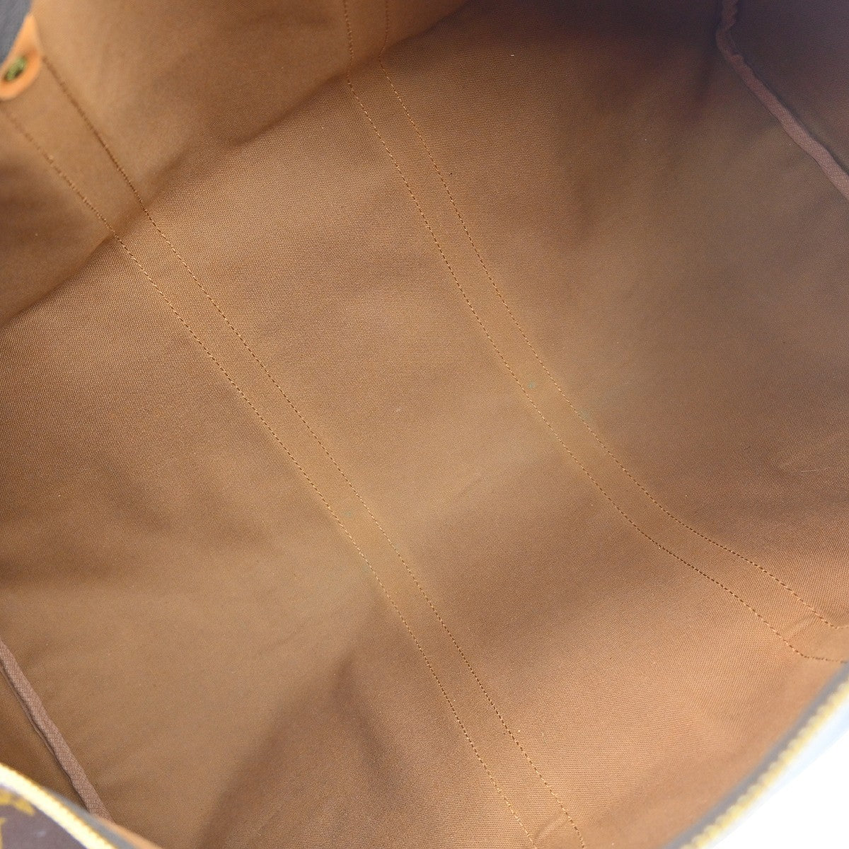 Louis Vuitton Keepall Monogram, Brown, Canvas, Travel Bag