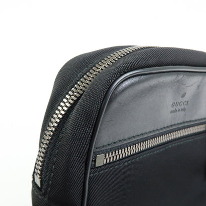 Gucci Shoulder Canvas, Black, Canvas, Shoulder Bag
