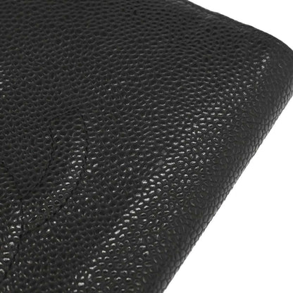 Chanel CHANEL V Stitch Chevron Long Bifold Wallet Pink Chevron, Black, Calfskin, Wallet