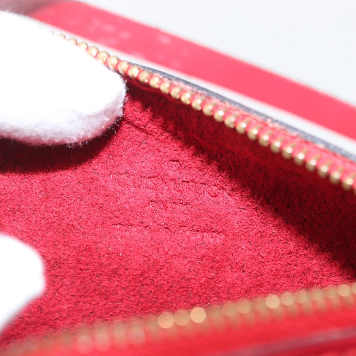 Louis Vuitton Soufflot Pochette Epi Leather, Red, Leather, Clutch