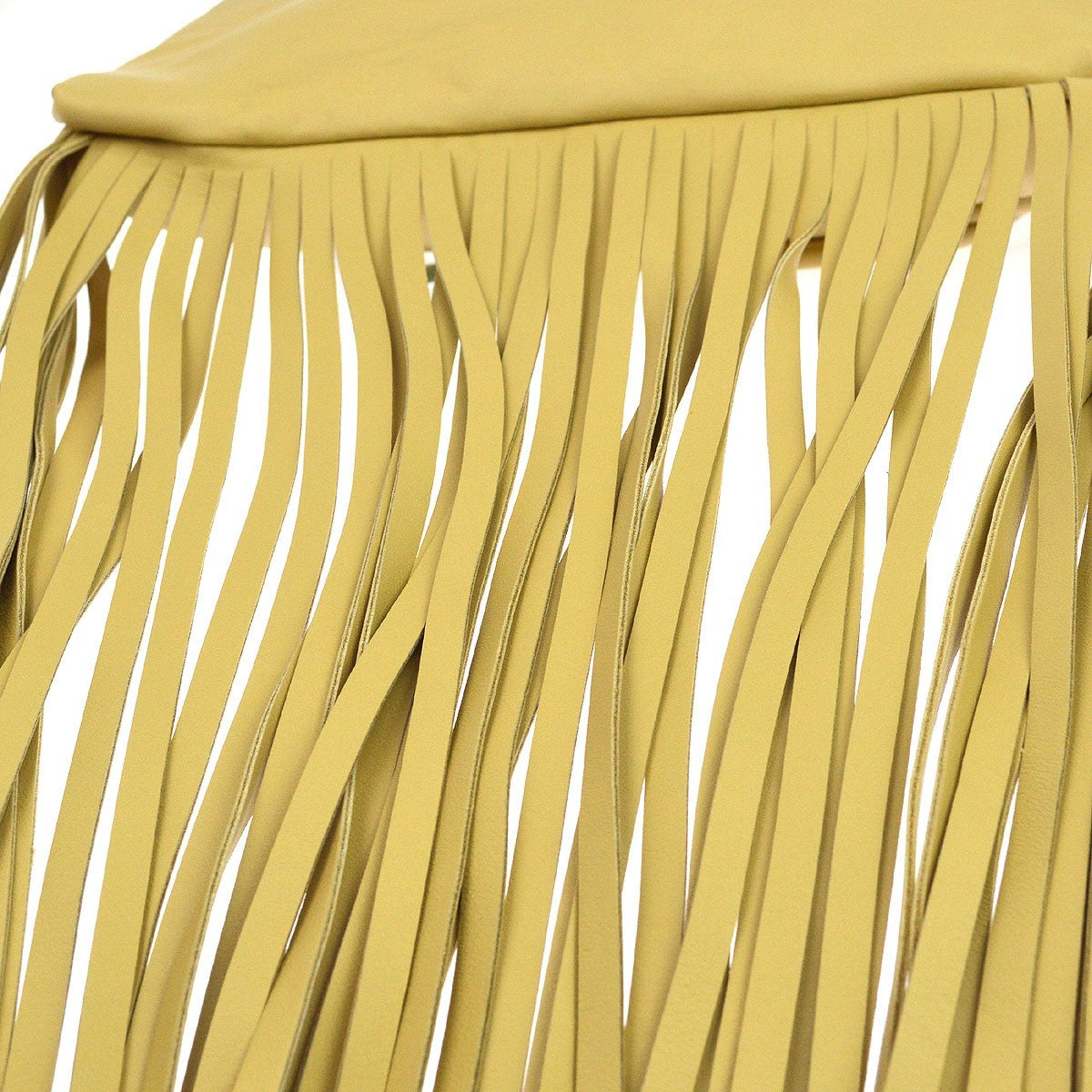 Bottega Veneta The Fringe Leather, Beige, Leather, Clutch