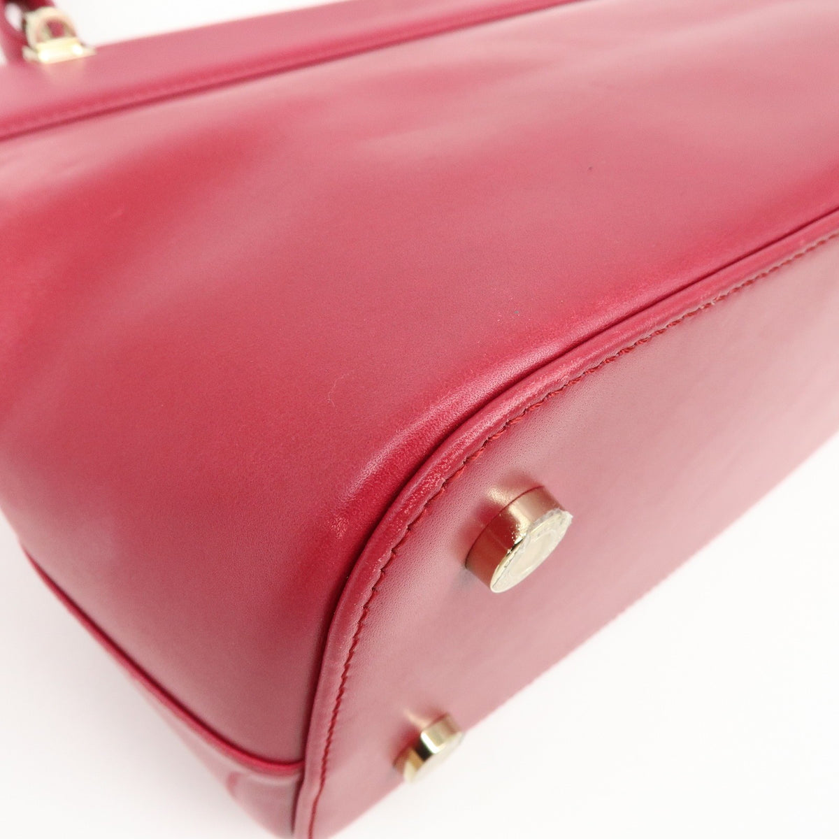 Bvlgari Isabella Rossellini Leather, Pink, Leather, Handbag