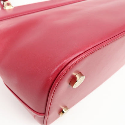 Bvlgari Isabella Rossellini Leather, Pink, Leather, Handbag