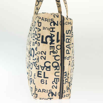 Chanel Cambon Canvas, White, Canvas, Bag