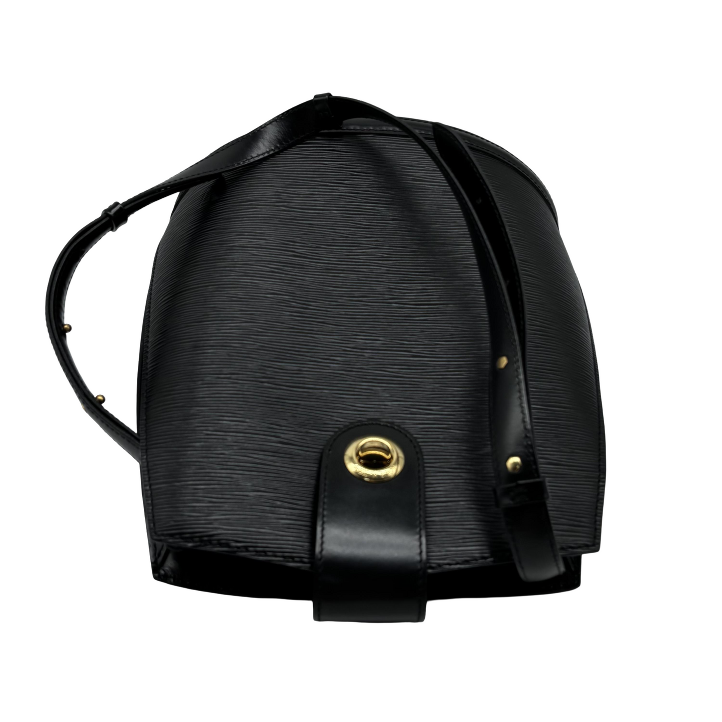 Louis Vuitton Cluny Epi, Black, Leather, Shoulder Bag