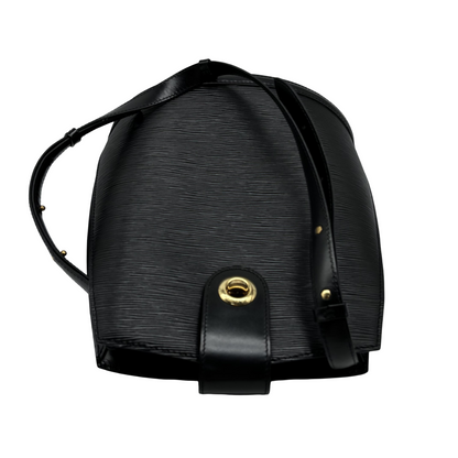Louis Vuitton Cluny Epi, Black, Leather, Shoulder Bag