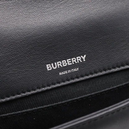 Burberry Lola Quilted Lambskin, Black, Leather, Shoulder Bag