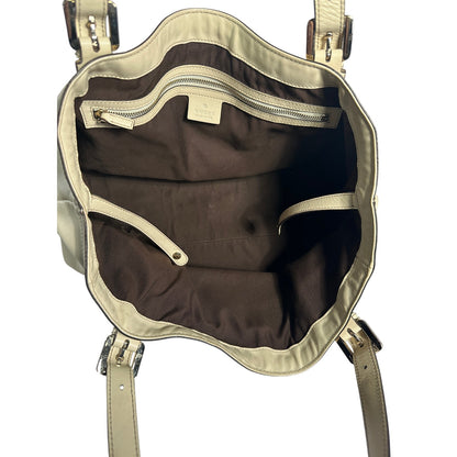 GUCCI Britt Tote Bag Calfskin Leather
