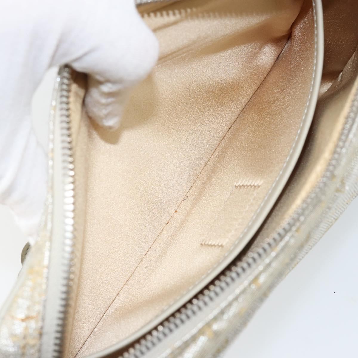 Louis Vuitton McKenna Mini Lin, Gold, Canvas, Tote bag
