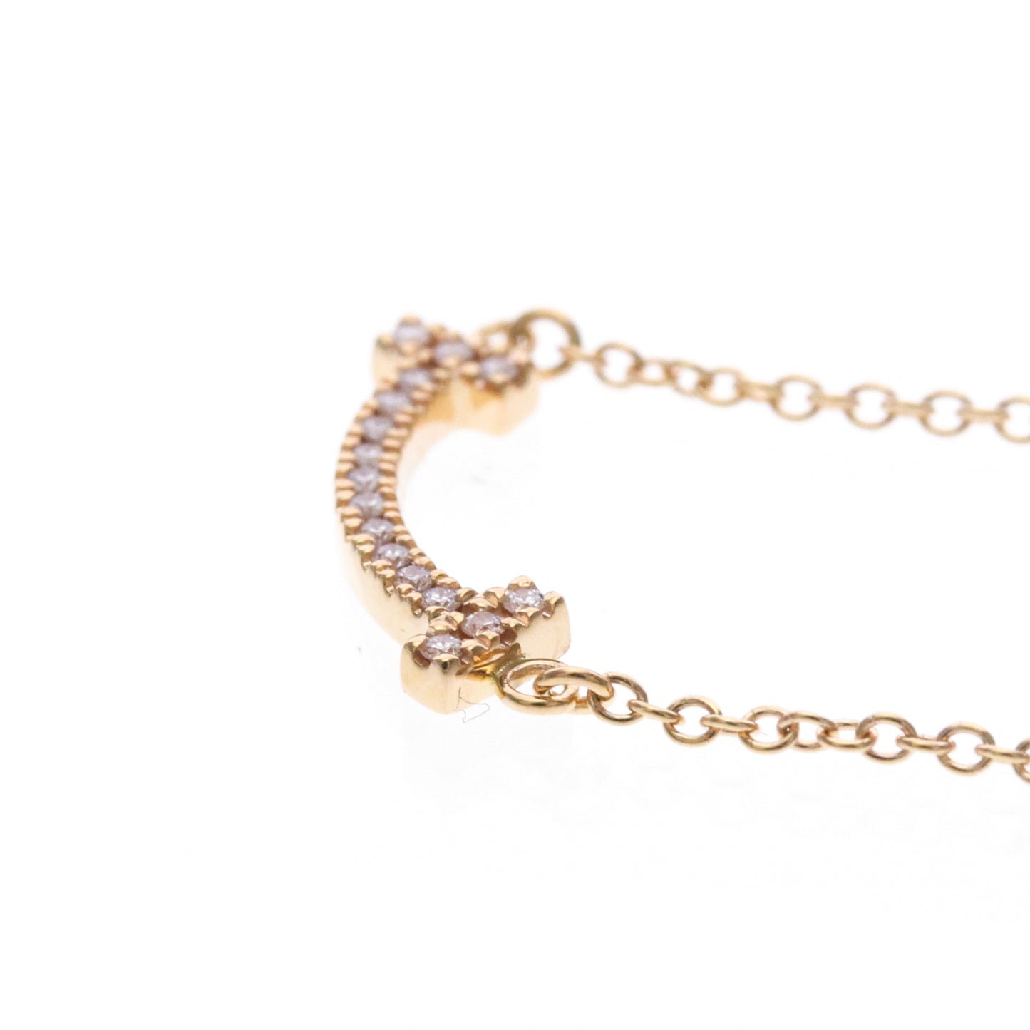 Tiffany & Co. T Smile Pendant 18K Rose Gold, Pink, Pink Gold, Necklace