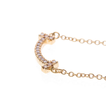 Tiffany & Co. T Smile Pendant 18K Rose Gold, Pink, Pink Gold, Necklace