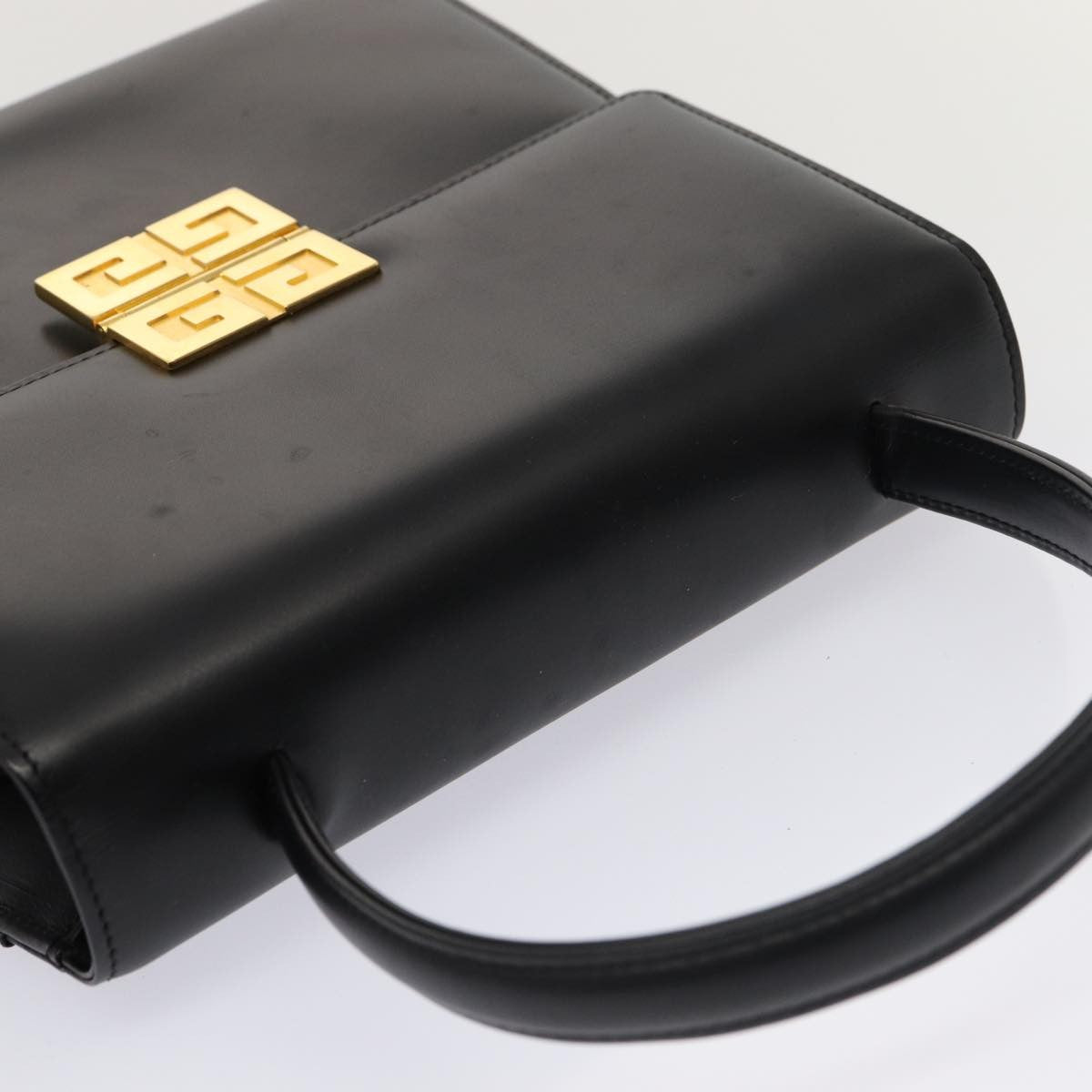 Givenchy Vintage 4G Leather, Black, Leather, Handbag