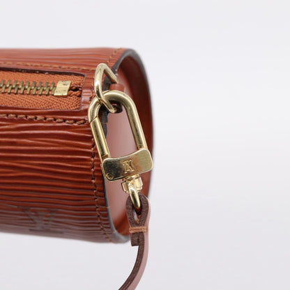 Louis Vuitton Soufflot Pochette Epi Leather, Brown, Leather, Clutch