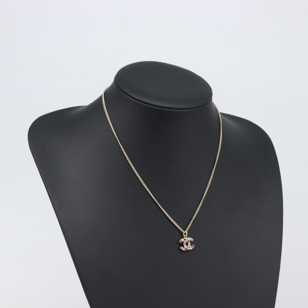 Chanel Rainbow CC Pendant Metal and Crystals, Multicolour, Metal, Necklace